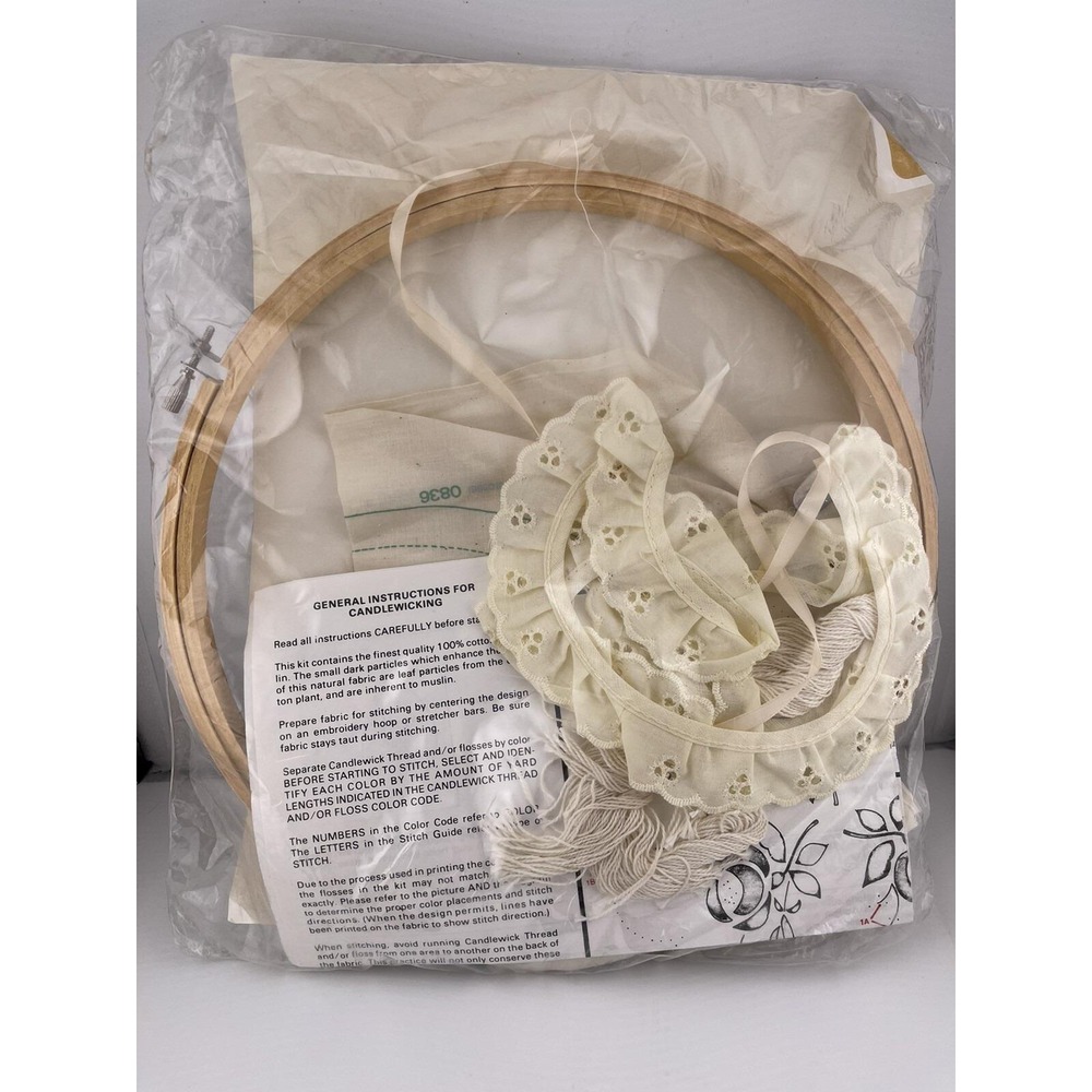 Creative Circle #0836 Ruffles and Roses Vintage Kit NOS - Picture 5 of 6